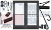 36" x 84" Medium Stile Commercial Glass Door  Left Hand, Complete Entry System with Closer, Lock & Handles  Black Bronze Anodized, Â¼" Tempered Glass  Made in USA (3-4 Week Production Time) - Image 1 of 0