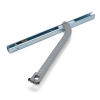 Calibre Door Closers CA3010-JO-AL JO Offset Slide Block Arm Assembly With Track, Aluminum Finish For 2200 Series Overhead Concealed Closers - Image 1 of 0