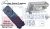 Calibre Door Closers 2200 Series Overhead Concealed 2213 Closer Body, 90 Degree Swing Open, No Hold Open Function, With Exterior ADA 8.5lb Spring Power - Image 1 of 0