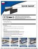 Ceco 36" Fire-Rated Brush Door Sweep for Hollow Metal Doors - Black Anodized, UL Smoke & Positive Pressure - Image 3 of 0