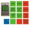 Universal Multi-Label Switches - Includes 14 English And French Insert Labels, 12V-28V Incandescent (Red And Green) - Image 2 of 0