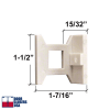 Coral AP Commercial Storefront Door Flush Bolt Guide, 5 Pack - Image 2 of 0