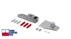 Coral AP OHCC Concealed Closer Side Load Kit 1, With Center Hung Side Load Arm and Floor Pivot (1-1/2 in. Door Rail Depth) - Image 5 of 0