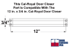 Cal-Royal Regular Arm For 12 in. x 3/4 in. Door Closer, Aluminum Finish - Image 2 of 0