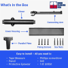 Cal-Royal 12 in. x 3/4 in. ADA Barrier Free Commercial Door Closer, Full Cover, Fully Adjustable Spring Size 1-6, With Closing Speed and Backcheck Adjustment, Dark Bronze Finish - Image 3 of 0