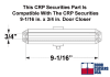 CRP Securities Hold Open Arm For 9-1/16 in. x 3/4 in. Door Closer, Dark Bronze Finish - Image 2 of 0