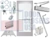DC Aluminum 36" x 84" Pre-Hung Medium Stile Storefront Door  1" Low-E Insulated Glass, ADA & Code Compliant, Made in USA - Image 1 of 0