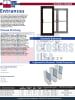 DC Aluminum 36" x 84" Pre-Hung Medium Stile Storefront Door  1" Low-E Insulated Glass, ADA & Code Compliant, Made in USA - Image 2 of 0