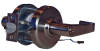 CL05EU Fail Secure Electrified Storeroom Cylindrical Lock, 2-3/4 in Backset (Corbin Russwin 3300 Series Replica) - Image 1 of 0