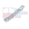 Dorma Hinge Back Up Plate For Dorma 3-1/4 in. Width x 11-1/4 in. Length x 2 in Height Concealed Closer 3/4 in. Intermediate Pivot Hinges Used With Aluminum Door and Frame - Image 1 of 0
