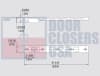 Dorma Center Hung Bottom Arm For 3-1/4 in. Width x 11-1/4 in. Length x 2 in Height Floor Concealed Closers Used On Wood or Steel Doors - Image 2 of 0