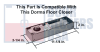 Dorma Center Hung Bottom Arm For 3-1/4 in. Width x 11-1/4 in. Length x 2 in Height Floor Concealed Closers Used On Wood or Steel Doors - Image 3 of 0