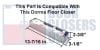 Dorma Center Hung Bottom Arm For 3-1/8 in. Width x 13-7/16 in. Length x 2-3/8 in. Height Floor Concealed Closers Used On Aluminum Doors - Image 4 of 0