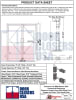 Entrance-Lite Value Engineered Import Storefront Entrance System 72" x 80" Double Door & Frame - Knock Down, Clear Anodized (7-10 Day Production Time) - Image 2 of 0