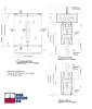 Commercial 72 in. x 84 in. Frameless Glass Double Door and Frame, 1/2 in. Tempered Glass, 4 in. Square Top and Bottom Rails, With Ladder Pull, Lock, and Concealed Closer, Satin Anodized Finish - Image 2 of 0