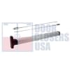 First Choice 2-1/2 in. Tall x 6-5/8 in. Wide Chassis Head Concealed Vertical Rod Panic Bar, For 42 in. Door, Aluminum Finish - Image 2 of 0