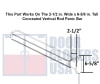 First Choice Electric Latch Retraction Solenoid Kit For 2-1/2 in. Tall x 6-5/8 in. Wide Chassis Head Concealed Vertical Rod Panic Bar - Image 2 of 0