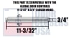 Global Door Controls Regular Arm For 11-3/32 in. x 3/4 in. Door Closer, Aluminum Finish - Image 2 of 0
