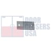Global Door Controls Latch Filler Plate For 1-15/16 in. Wide x 6-1/8 in. Tall Chassis Head, 1-7/8 in. Tall Push Bar Rim Panic Bar - Image 1 of 0