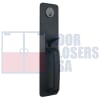 Global Door Controls Entrance Handle With Thumbpiece For 2-3/16 in. Wide x 6-1/8 in. Tall Chassis Head, 2-1/4 in. Tall Push Bar Rim Panic Bar, Dark Bronze Finish - Image 1 of 0