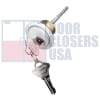 Global Door Controls Rim Cylinder For 2-3/16 in. Wide x 6-1/8 in. Tall Chassis Head, 2-1/4 in. Tall Push Bar Rim Panic Bar, Aluminum Finish - Image 1 of 0