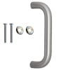  Hardware Straight Pull Handle, 3/8-24 Thru-Bolt Mounting Hardware, Clear Anodized Finish - Image 1 of 0