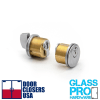 Frameless Glass Door Mortise Lock Cylinder and Thumbturn Set, Satin Anodized Finish For 200 Series Door Rail Locks - Image 2 of 0