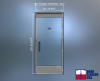 Exterior 36 in. x 84 in. Left Hand All Glass Door With Frame and Jambs, Accepts 1/2 in. Glass (Glass Not Included), 10 in. ADA Bottom Rail, Concealed Closer, 12 in. Handles, Threshold, and Lock, Brushed Stainless Steel Finish - Image 2 of 0