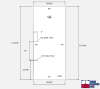 Exterior 36 in. x 84 in. Left Hand All Glass Door With Frame and Jambs, Accepts 1/2 in. Glass (Glass Not Included), 10 in. ADA Bottom Rail, Concealed Closer, 12 in. Handles, Threshold, and Lock, Brushed Stainless Steel Finish - Image 3 of 0