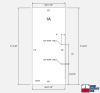 Exterior 72 in. x 84 in. All Glass Double Door With Frame and Jambs, Accepts 1/2 in. Glass (Glass Not Included), 10 in. ADA Bottom Rails, Concealed Closers, 12 in. Handles, Threshold, and Locks, Polished Brass Finish - Image 3 of 0