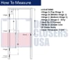 36 in. x 80 in. (3068) Commercial Grade Interior Right Hand Hollow Metal Door Frame With Drywall Compression Anchors, 16 Gauge Steel Knock Down Frame, Primered Gray Finish - Image 2 of 0