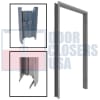 Steel-Lite 48 in. x 96 in. (4080) Commercial Grade Interior Left Hand Hollow Metal Door Frame With Drywall Compression Anchors, 16 Gauge Steel Knock Down Frame, Primered Gray Finish - Image 1 of 0