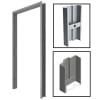 36 in. x 84 in. Commercial Right Hand Hollow Metal Door Frame For New Wood or Metal Stud Wall, 7-1/4 in. Jamb Depth, 16 Gauge Steel Knock Down Frame, Primered Gray Finish - Image 1 of 0
