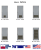 41-3/4 in. x 83-1/8 in. x 1-3/4 in. Commercial 18 Gauge Hollow Metal Galvannealed Steel Door With Anti Rust Inhibiting Primer and Polystyrene Insulated Core, 4.5 in x 4.5 in. Hinge Prep, 161 Cylindrical Lock Prep, Made In USA - Image 4 of 0