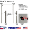 41-3/4 in. x 83-1/8 in. x 1-3/4 in. Commercial 18 Gauge Hollow Metal Galvannealed Steel Door With Anti Rust Inhibiting Primer and Polystyrene Insulated Core, 4.5 in x 4.5 in. Hinge Prep, 161 Cylindrical Lock Prep, Made In USA - Image 5 of 0