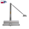 International Door Closer 1805-AL and 525-PA-AL Commercial Door Closer With Close and Latch Speed, Fixed Spring Size 5, Aluminum Finish - Image 2 of 0