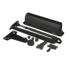 International Door Closer 1805-BC-DU and 525-PA-DU Commercial Door Closer With Close Speed, Latch Speed, and Backcheck Speed, Fixed Spring Size 5, Dark Bronze Finish - Image 1 of 0