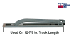 Kawneer Husky 2 OHCC Offset Slide Block Arm Assembly With 12-7/8 in. Track Length For Offset Pivot or Butt Hung Commercial Door - Image 2 of 0
