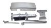 LCN 6-3/4 in. x 2-3/8 in. Commercial Door Closer, Adjustable Spring Power Size 1-6, Aluminum Finish - Image 1 of 0