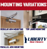 Liberty Door Closer, Slim Series Grade 1 Commercial Construction Grade 1, 7-3/8 in. x 3/4 in. Door Closer, Fixed Spring Size 2 - Image 2 of 0