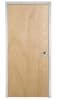 Office-Lite Architectural 36" x 80" Interior Right Hand Commercial Wood Door Package - Solid Core Birch, Clear Anodized Aluminum Knock Down Frame, Hardware Included (4 Week Production Time) - Image 1 of 0