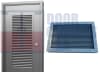 24 in. Wide x 72 in. Tall Commercial Door Fixed Blade Louver, 18 Gauge Steel, 24 in. x 72 in. Cutout Size - Image 1 of 0
