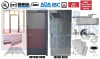42" x 96" Pre-Hung Interior Hollow Metal Door - Wood Stud Anchor Frame, Grade 1 Hardware, USA Made (3-4 Week Production) - Image 1 of 0
