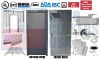 48" x 84" Pre-Hung Hollow Metal Door  Welded Punch & Dimple Frame, Existing Metal Stud Retrofit, Grade 1 Hardware, USA Made (3-4 Week Production) - Image 1 of 0