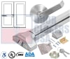Phoenix Titan 44E0-3 Double Door Rim Exit Device Kit â€“ Active/Inactive Door Pair â€“ Grade 1 Panic Bar - Image 1 of 0