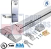 Phoenix Titan 44E0-4 Rim Exit Device with Escutcheon Lever - Schlage C - Aluminum - Image 1 of 0