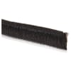 Pittco Commercial Storefront Door Leading Edge Slide In Weatherstripping, 96 in. Length, Black Finish - Image 1 of 0