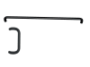 PRL Commercial Door 10 in. Pull Handle and 33 in. Push Bar Set, Dark Bronze Finish - Image 1 of 0