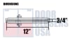 R27942 12 in. x 3/4 in. Grade 1 Door Closer - Aluminum Finish - Adjustable Spring Power Sizes 1-6 - Adjustable Closing & Latch Speed - Backcheck - Tri-Packed for Regular, Top Jamb, or Parallel Arm Mounting - Image 2 of 0