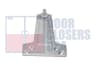 R27942 12 in. x 3/4 in. Surface Mount Door Closer - Parallel Arm Bracket, Aluminum Finish - Image 1 of 0